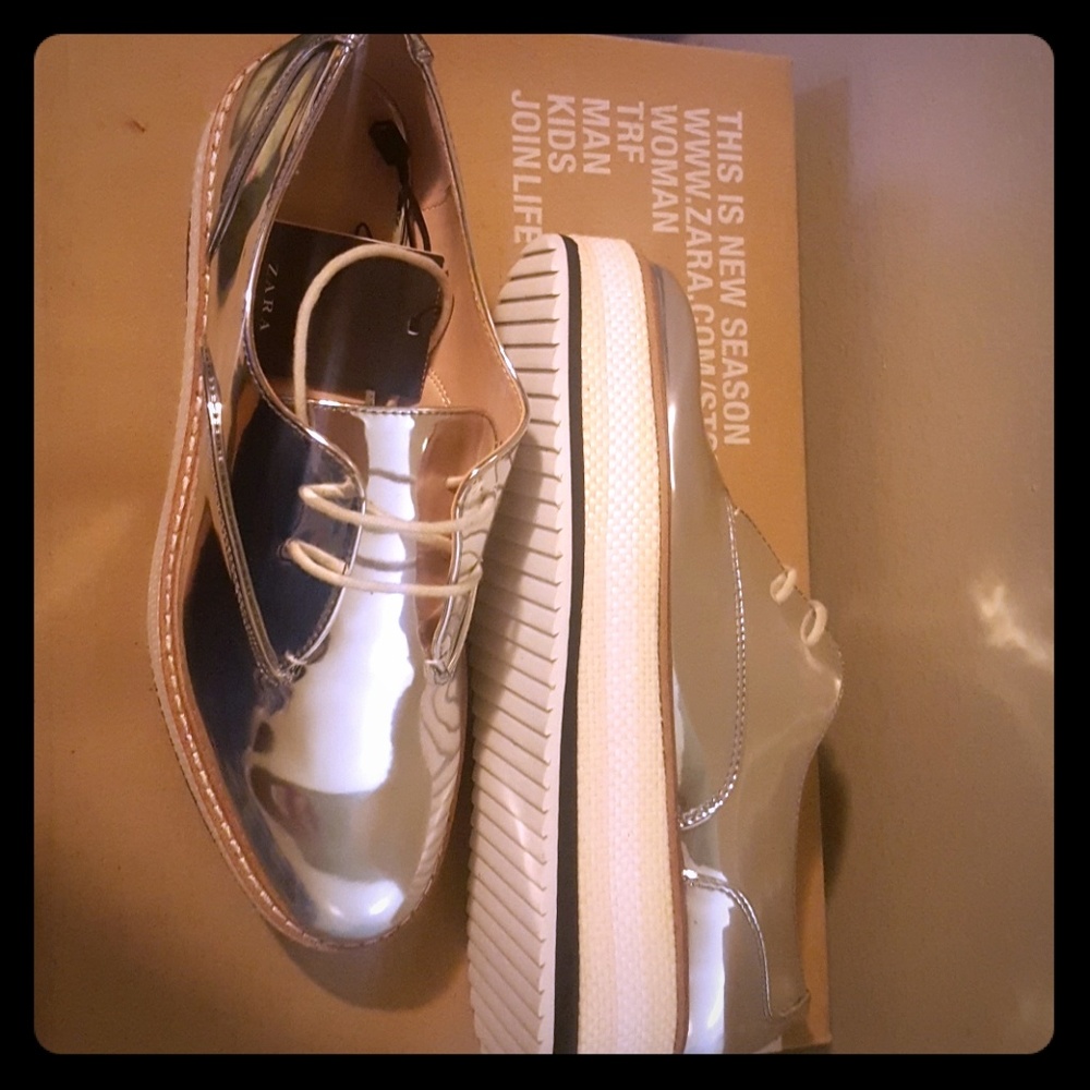 Zara Silver Platform